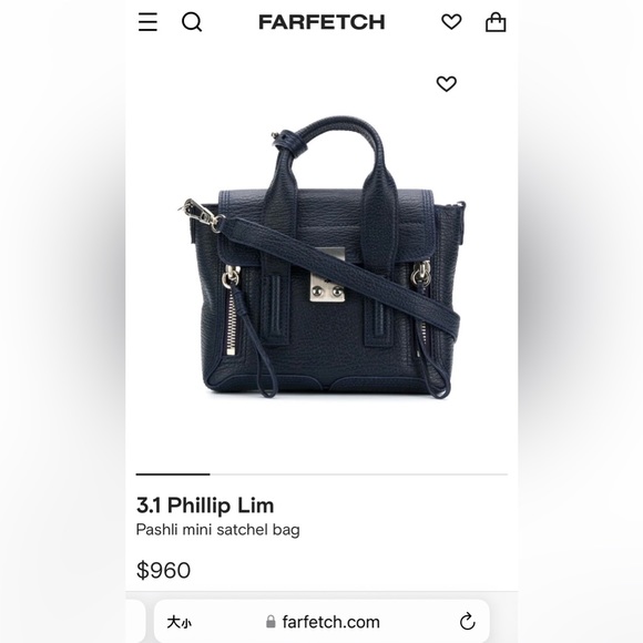 3.1 Phillip Lim Pashli Zip-Detailed Mini Satchel Bag - Picture 2 of 11